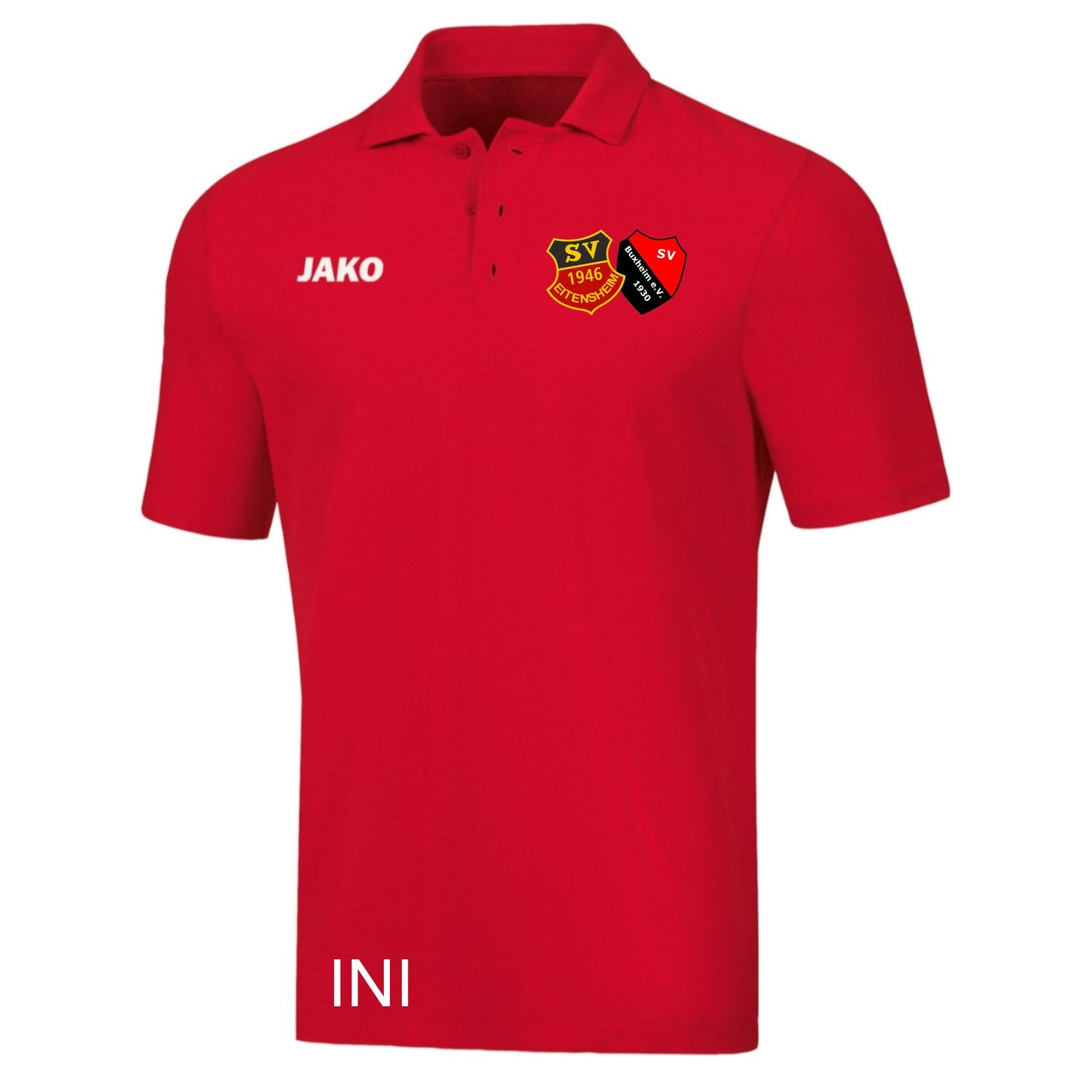 SG Jako Polo Base rot mit 3D Logo
