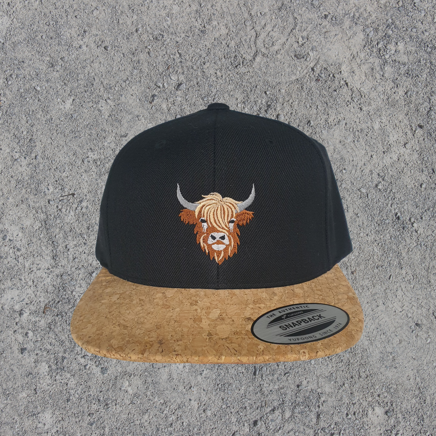 Besticktes Hochlandrind Cap