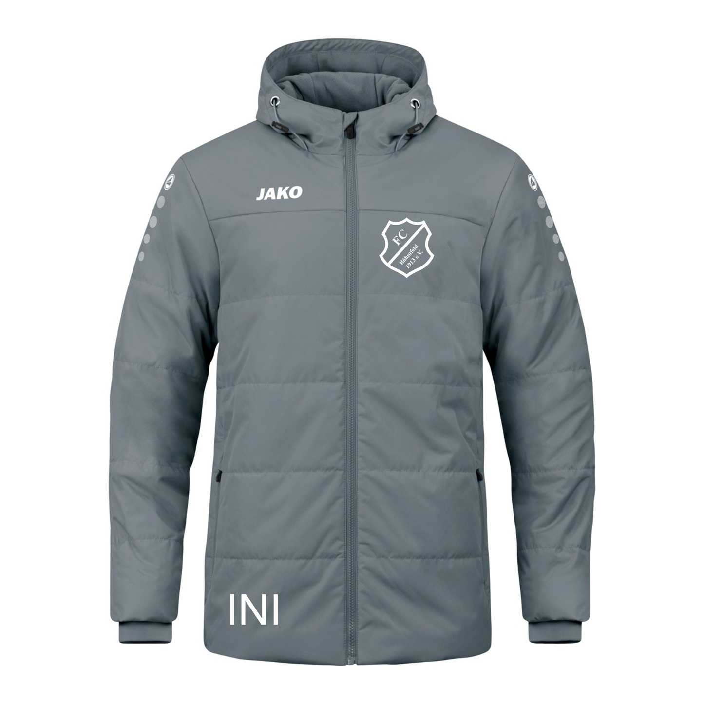 Jako Coachjacke Team mit Kapuze