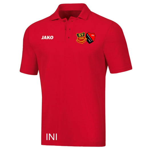 SG Jako Polo Base rot mit 3D Logo