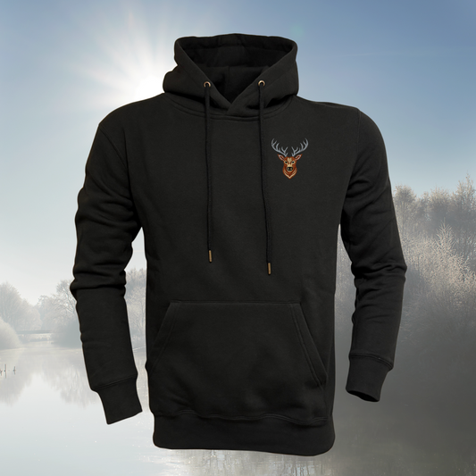 bestickter Hirsch (Unisex Hoodie)