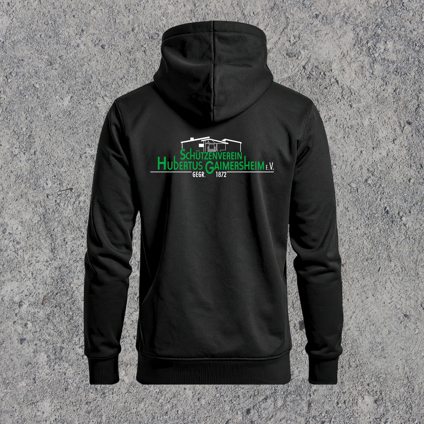 Hoodie schwarz Schützenverein Hubertus Gaimersheim