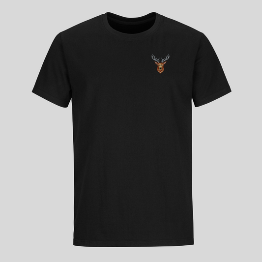 gesticktes Hirsch T-Shirt